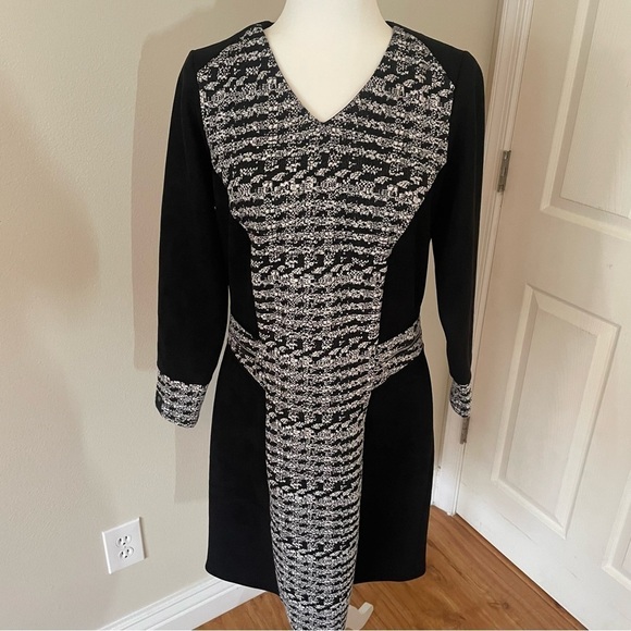 Impulsion Dress, white & black, Size 42 EU (10 US) CREATION FRANCAIS - Picture 11 of 12